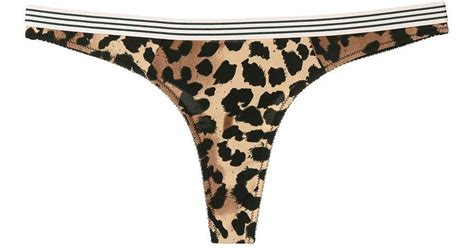 leopard print thong female.